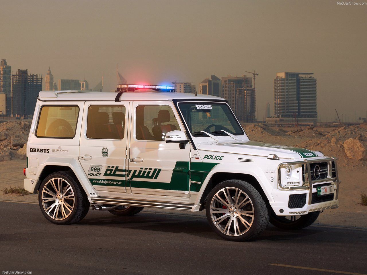Brabus B63S-700 Widestar Dubai Police (2013)